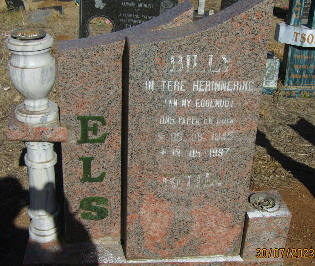 ELS Billy 1945-1997 &amp; Ritha