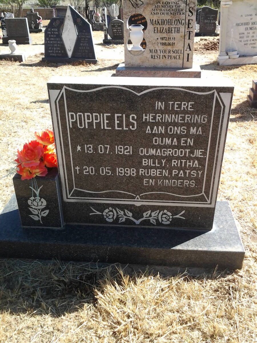 ELS Poppie 1921-1998