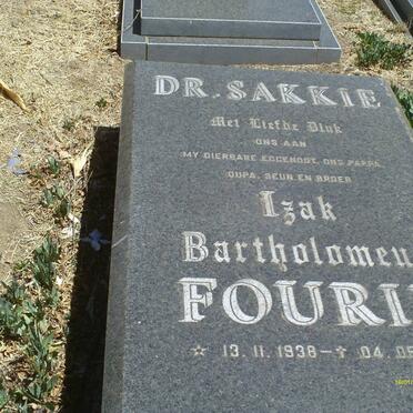 FOURIE Izak Bartholomeus 1938-1994