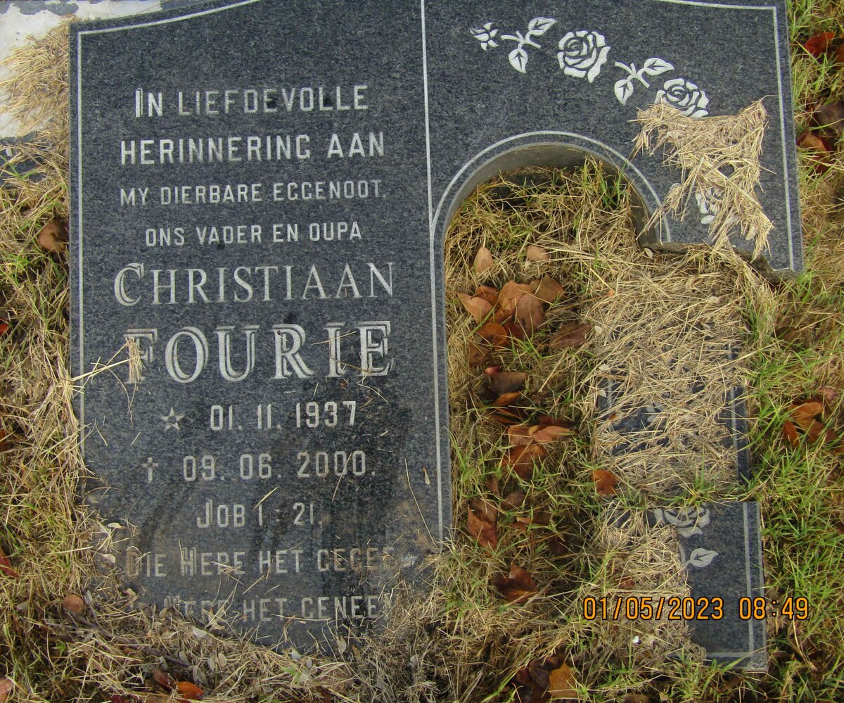 FOURIE Christiaan 1937-2000