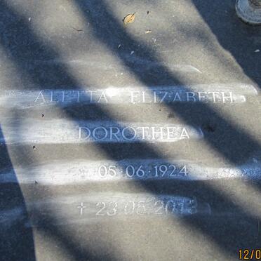 FOURIE Daniel Jacobus 1915-1993 &amp; Aletta Elizabeth Dorothea 1924-2013 _2