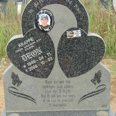 FOURIE Deon 1946-2006