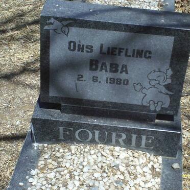 FOURIE Baba 1980-1980