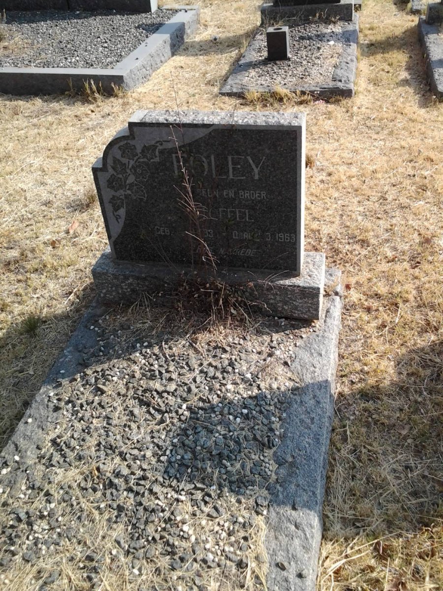 FOLEY Stoffel ?-1963