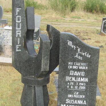 FOURIE Dawid Benjamin 1945-2001 &amp; Susanna Magdalena 1948-2021