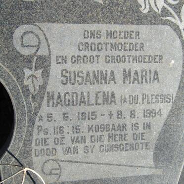 FOURIE Louis Johannes 1911-1991 &amp; Susanna Maria Magdalena DU PLESSIS 1915-1994 _2