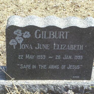 GILBURT Iona June Elizabeth 1953-1955