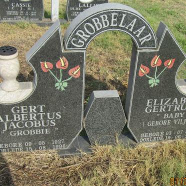 GROBBELAAR Gert Albertus Jacobus 1927-1996 &amp; Elizabeth Gertruida VILJOEN 1927-2002