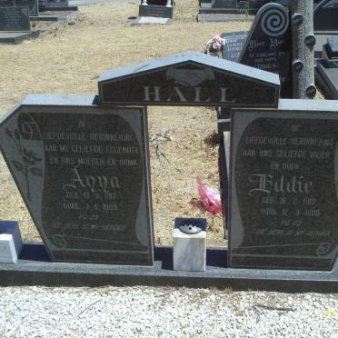 HALL Eddie 1913-1989 &amp; Anna 1917-1989