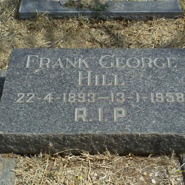 HILL Frank George 1893-1958