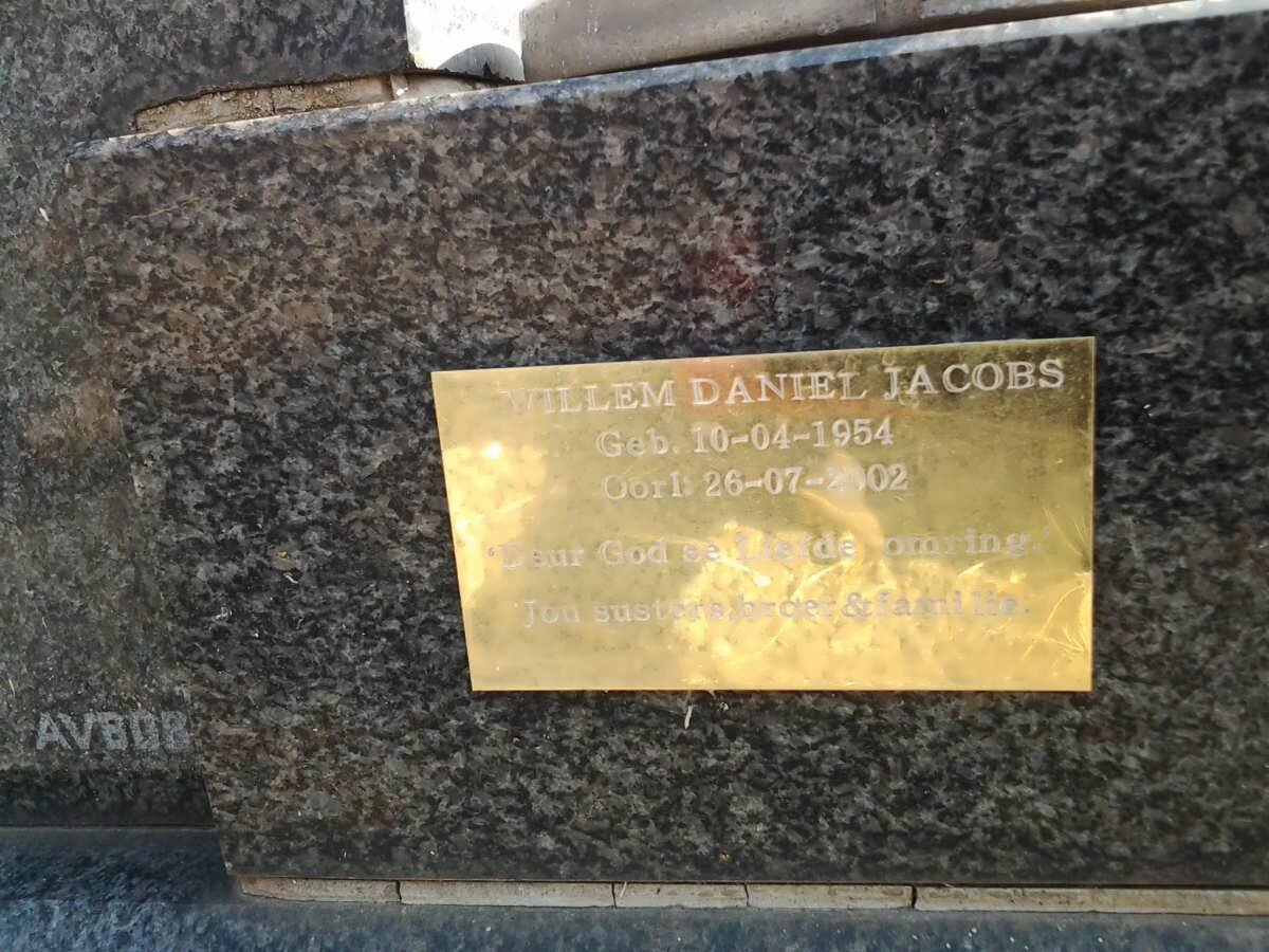 JACOBS Jacquline 1928-1967 :: JACOBS Willem Daniel 1954-2002 _2