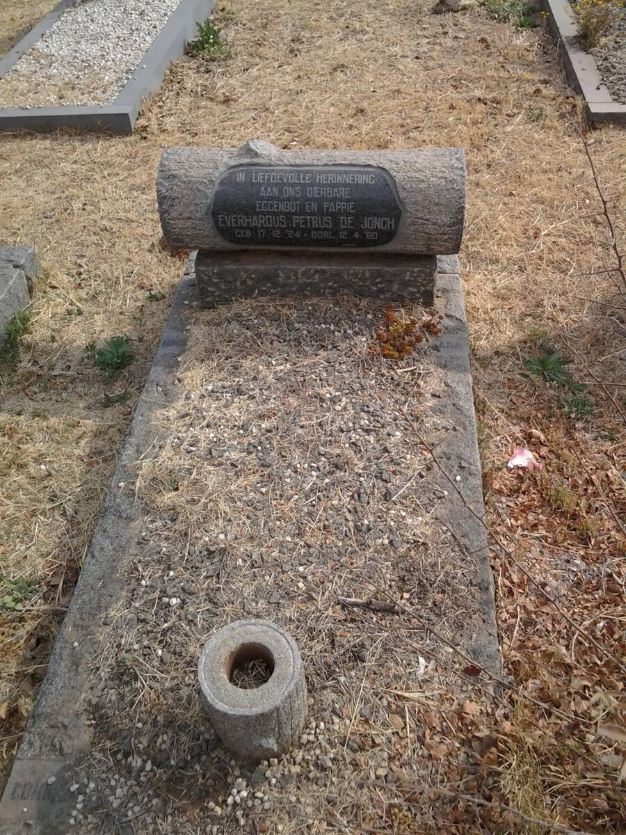 JONGH Everhardus Petrus, de 1924-1960