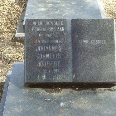 JOUBERT Johannes Cornelis 1917-1978