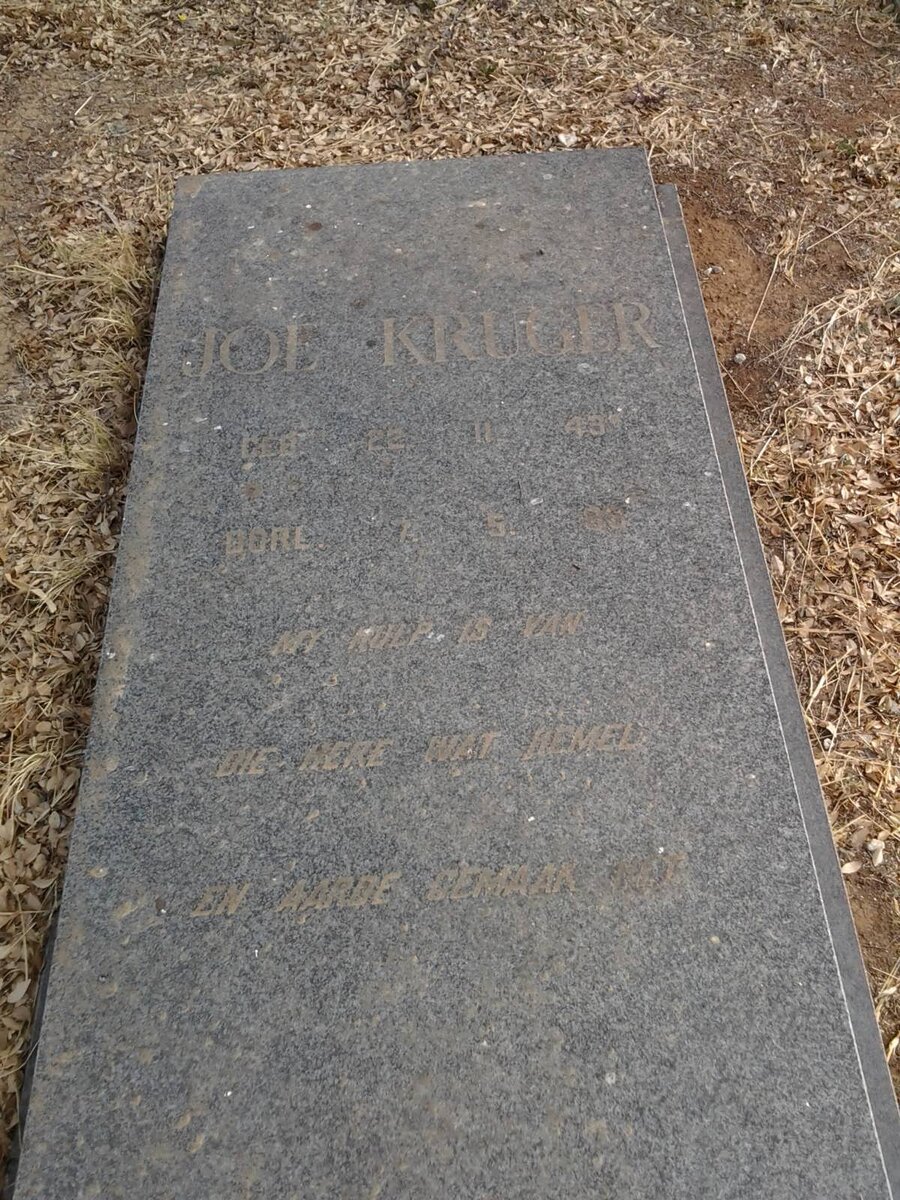 KRUGER Joe 194?-1983