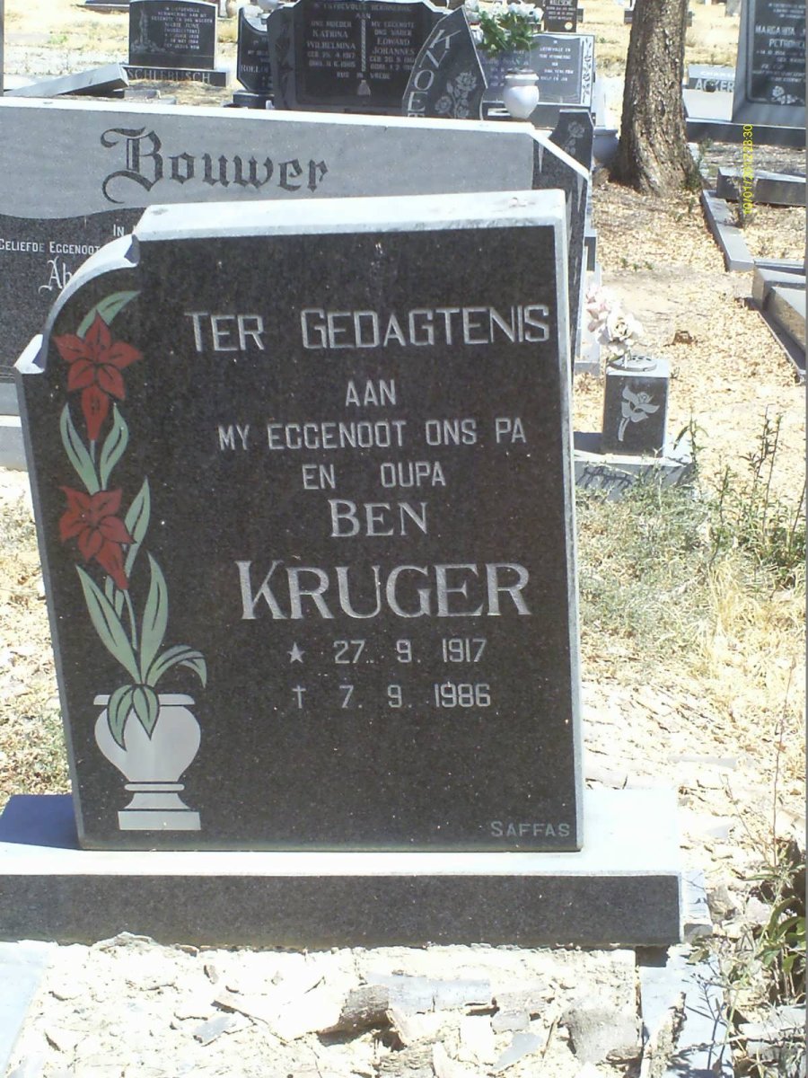 KRUGER Ben 1917-1986