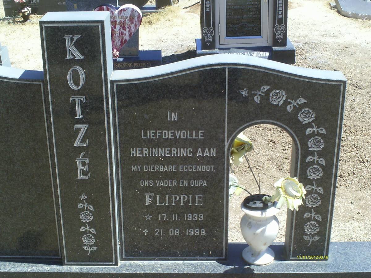 KOTZE Flippie 1939-1999