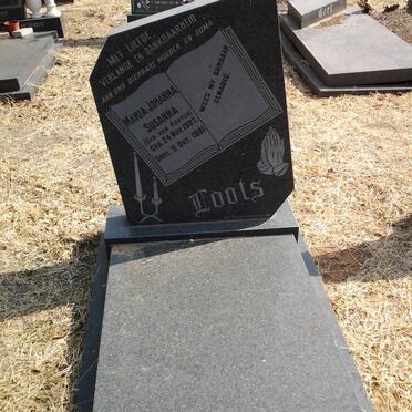 LOOTS Maria Johanna Susanna nee VAN ROOYEN 1907-1981