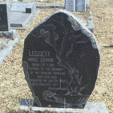 LEGGETT Miro Edwin 1911-1962