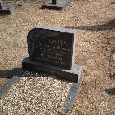 LOOTS Maria Anna 1917-1982