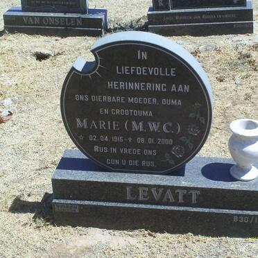 LEVATT M.W.C. 1915-2000