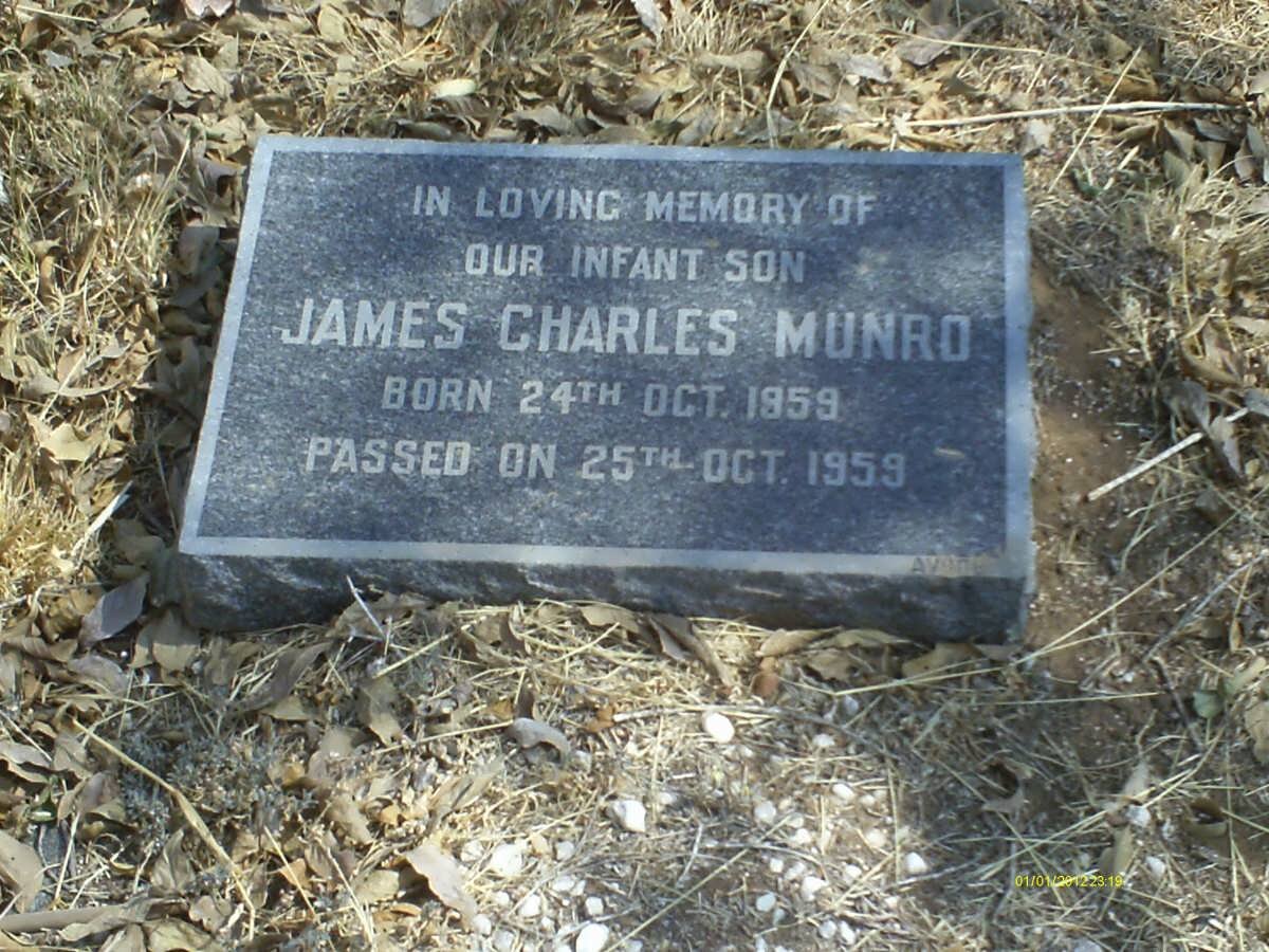 MUNRO James Charles 1959-1959