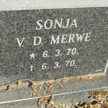 MERWE Sonja, v.d. 1970-1970