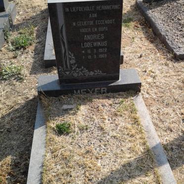 MEYER Andries Lodewikus 1922-1969