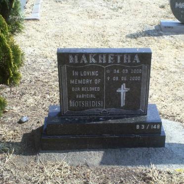 MAKHETHA Motshidisi 2000-2000