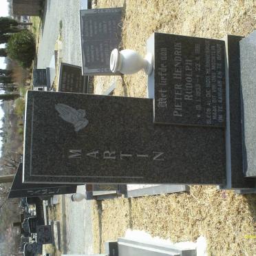 MARTIN Pieter Hendrik Rudolph 1933-1981
