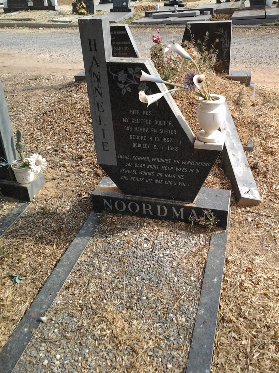 NOORDMAN Annelie 1952-1983