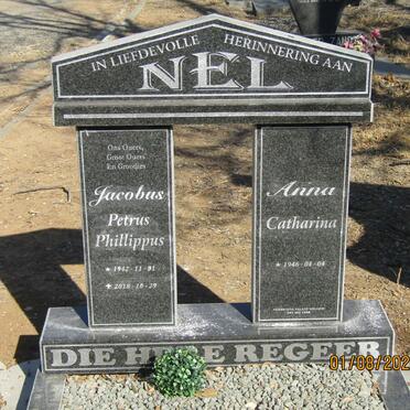 NEL Jacobus Petrus Phillippus 1942-2018 &amp; Anna Catharina 1946-