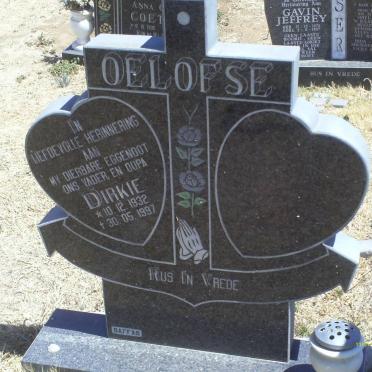 OELOFSE Dirkie 1932-1997