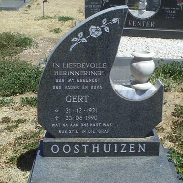 OOSTHUIZEN Gert 1921-1990 