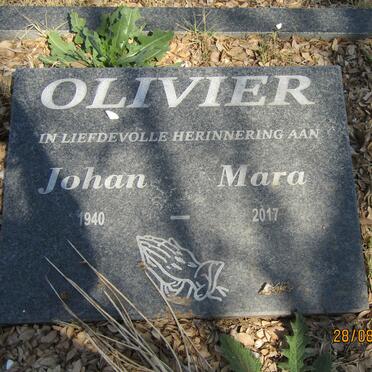 OLIVIER Johan Mara 1940-2017