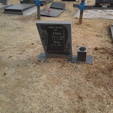 OLDEWAGE Dries 1944- &amp; Elaine 1944-2000