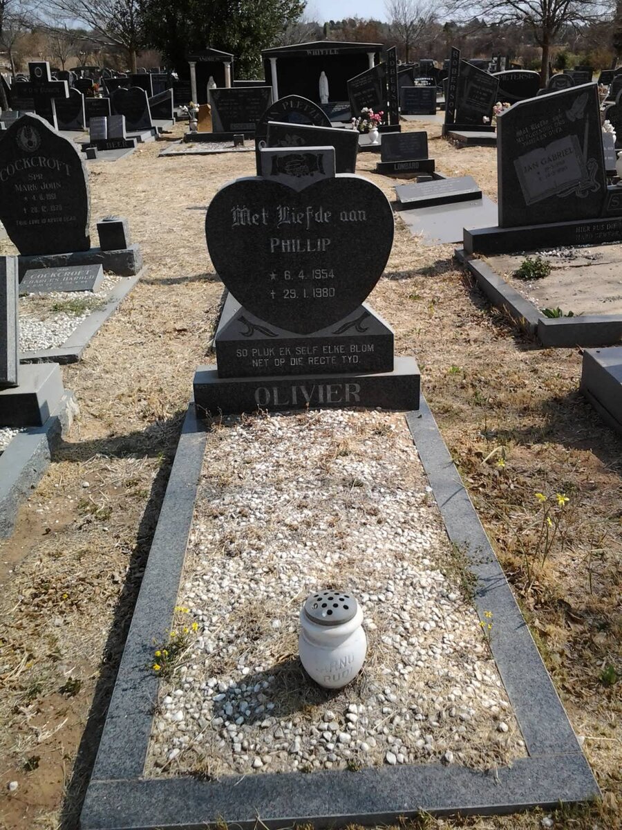 OLIVIER Phillip 1954-1980