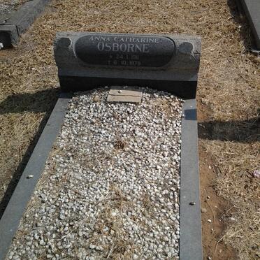 OSBORNE Anna Catharine 1911-1979