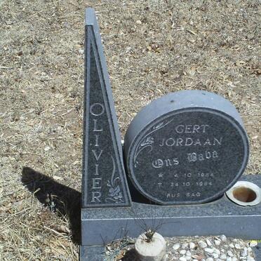 OLIVIER Gert Jordaan 1984-1984