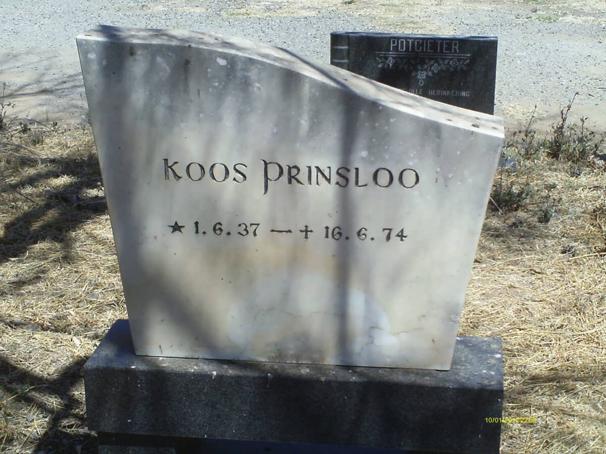 PRINSLOO Koos 1937-1974