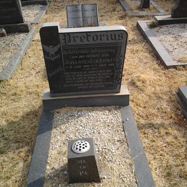 PRETORIUS Johannes Lodewikus 1946-1966