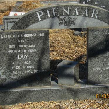 PIENAAR Koeks 1927-1977 &amp; Doy 1927-1998