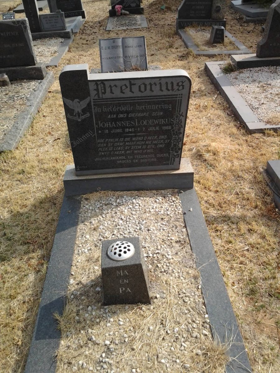 PRETORIUS Johannes Lodewikus 1946-1966