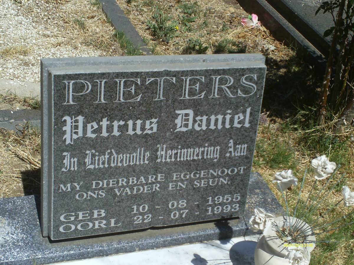 PIETERS Petrus Daniel 1955-1993