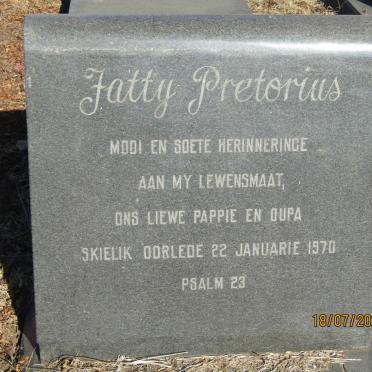 PRETORIUS Fatty -1970