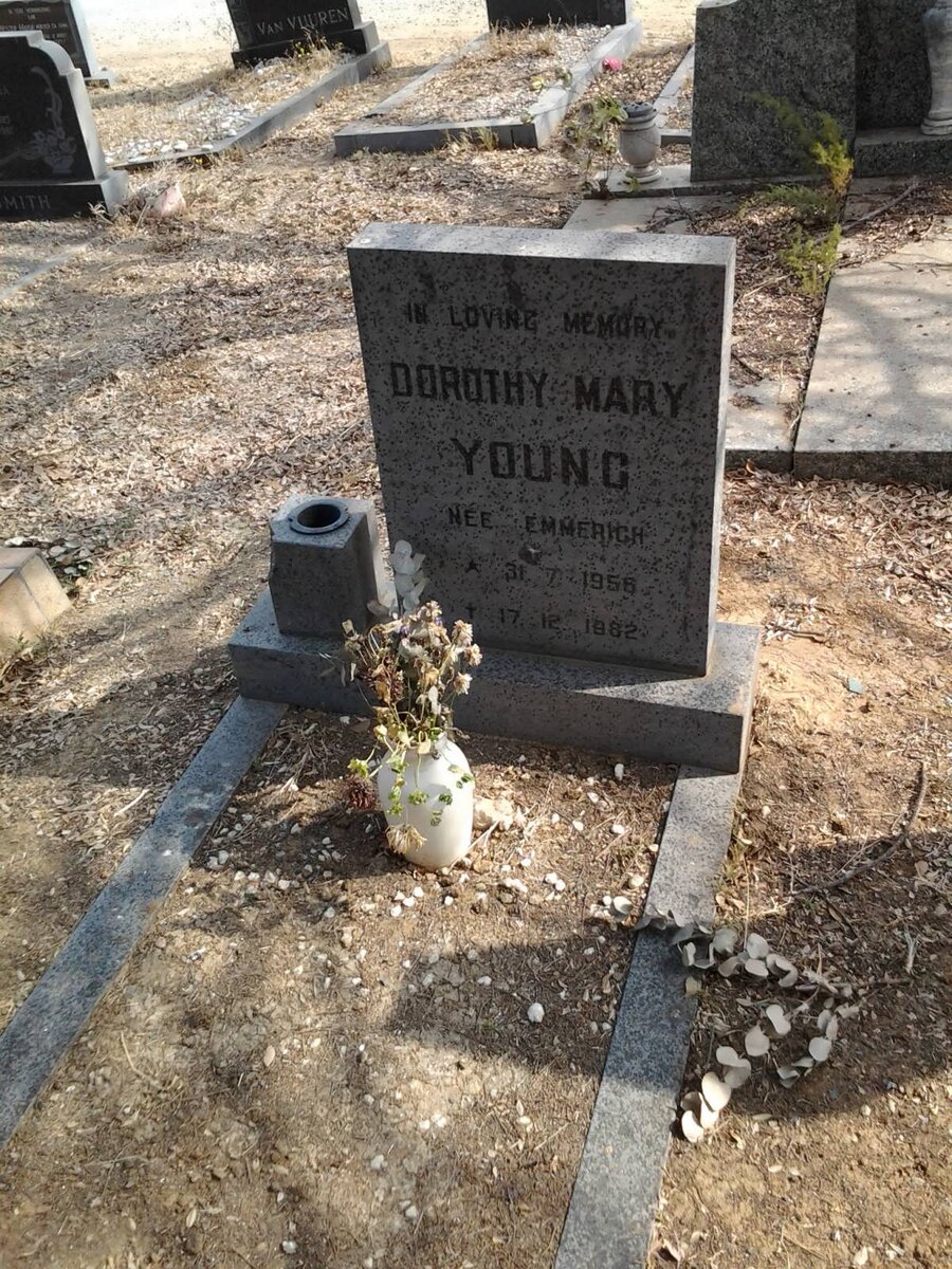 YOUNG Dorothy Mary nee EMMERICH 1956-1982
