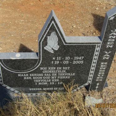 RENSBURG Pierre, Janse van 1947-2005