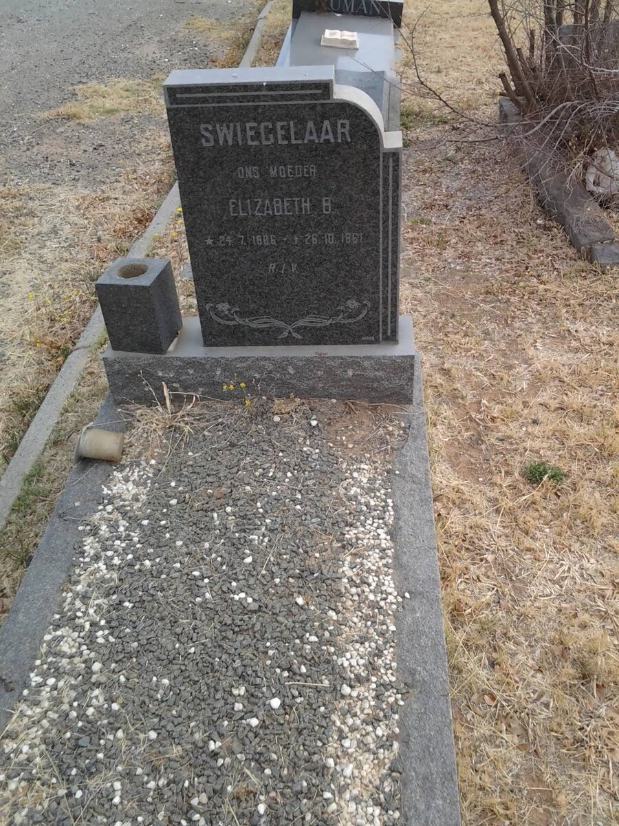 SWIEGELAAR Elizabeth B. 1886-1961