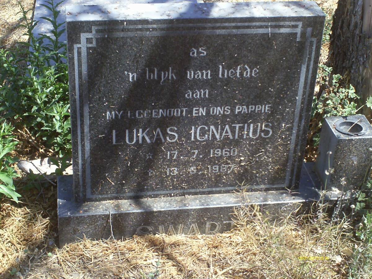 SWART Lukas Ignatius 1960-1987
