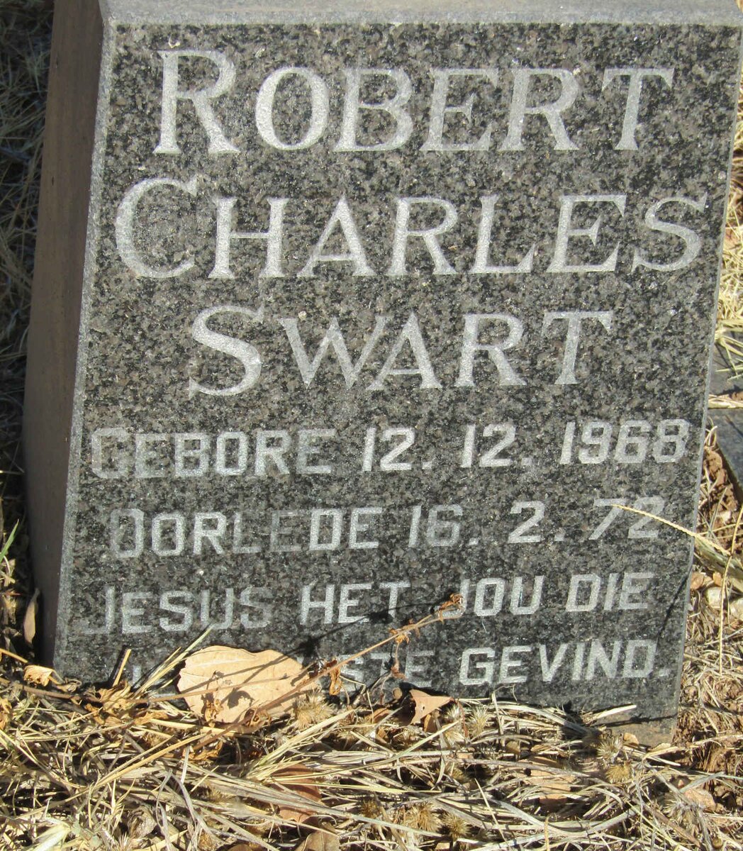 SWART Robert Charles 1968-1972