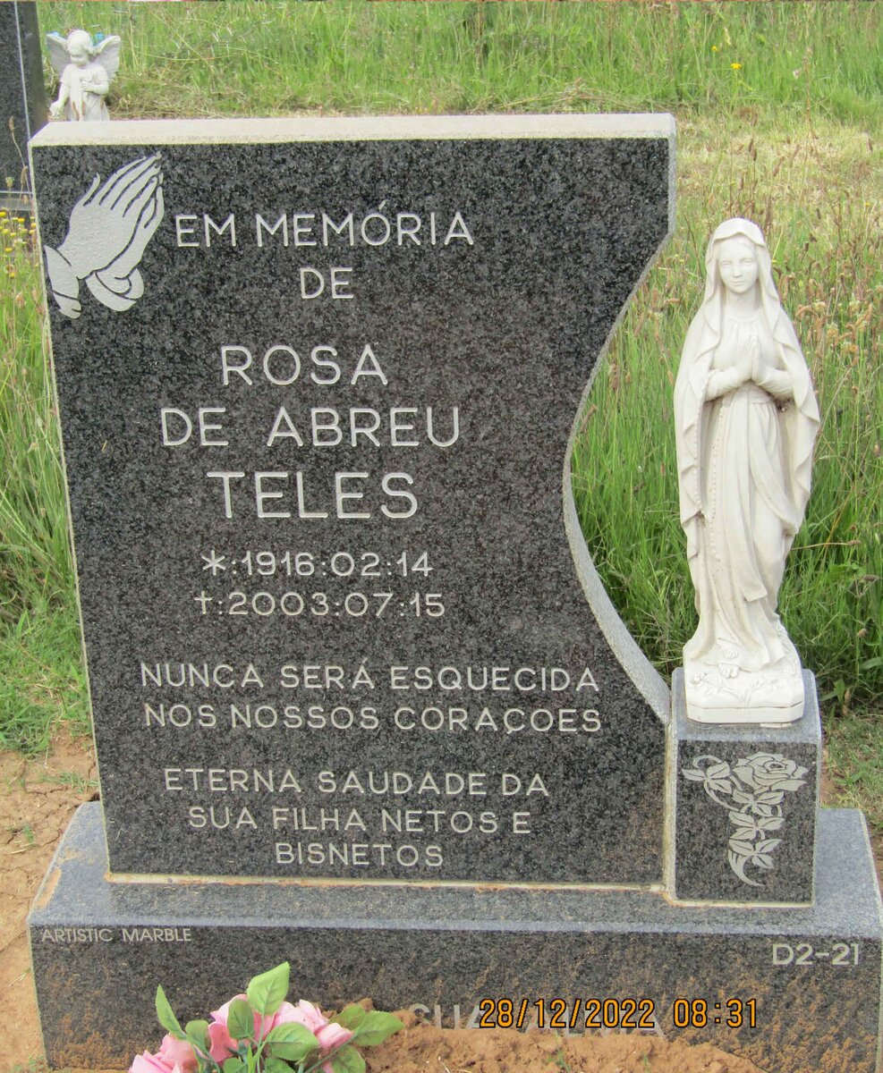 TELES Rosa De Abreu 1916-2003